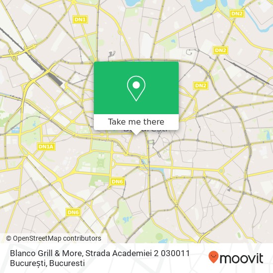 Blanco Grill & More, Strada Academiei 2 030011 București map
