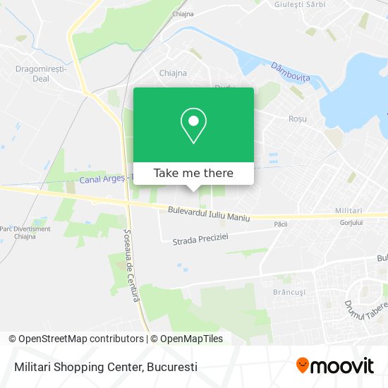Militari Shopping Center map
