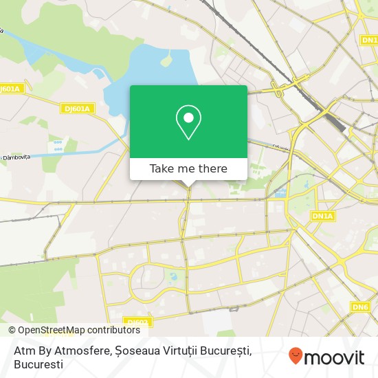 Atm By Atmosfere, Șoseaua Virtuții București map