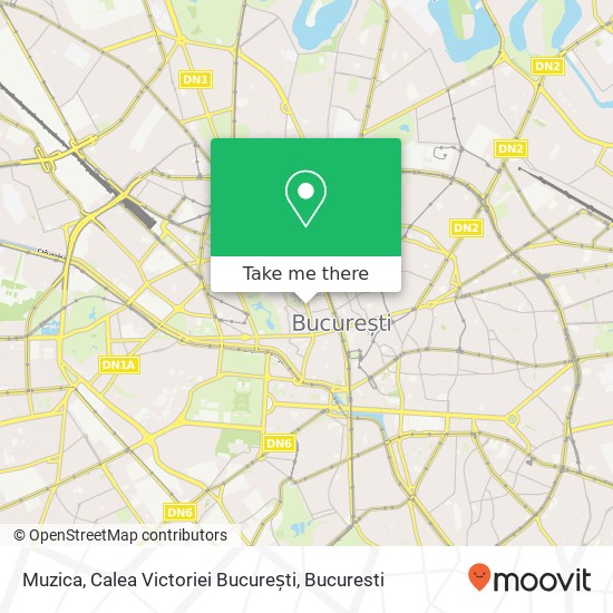 Muzica, Calea Victoriei București map