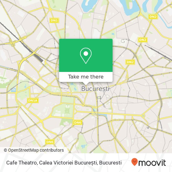 Cafe Theatro, Calea Victoriei București map