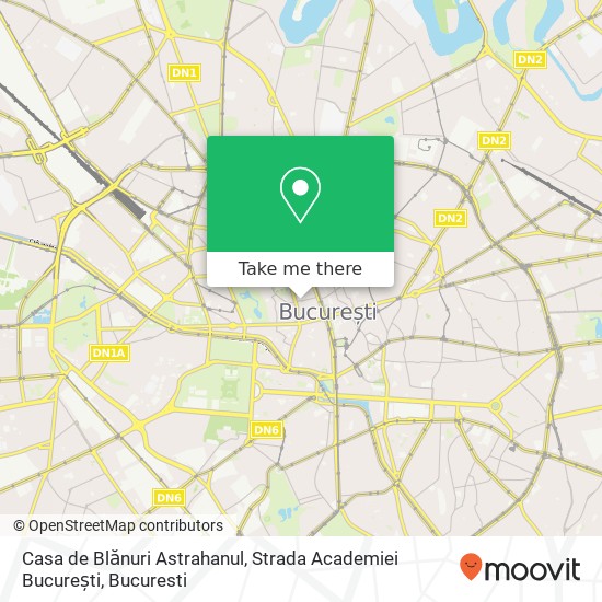 Casa de Blănuri Astrahanul, Strada Academiei București map