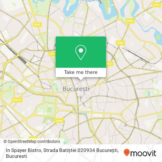 In Spayer Bistro, Strada Batiștei 020934 București map