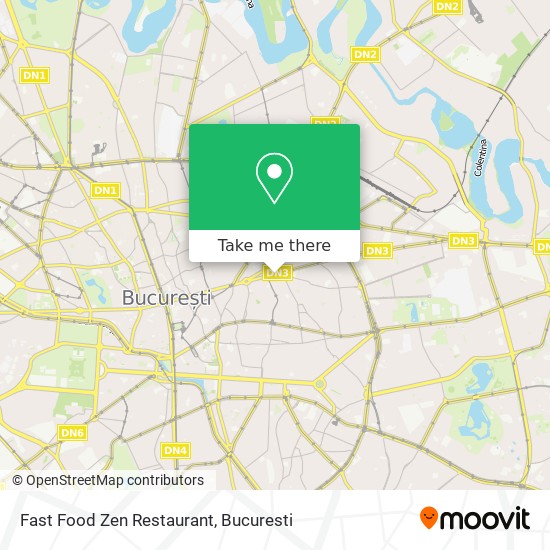 Fast Food Zen Restaurant map