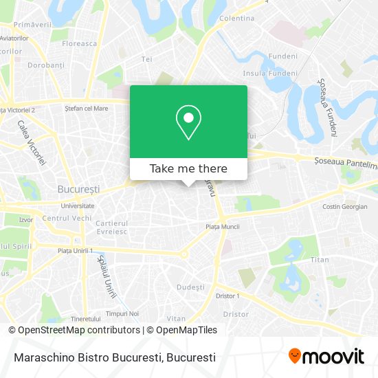 Maraschino Bistro Bucuresti map