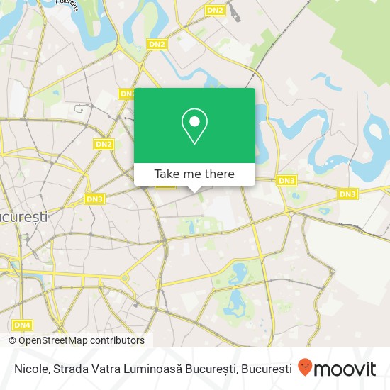 Nicole, Strada Vatra Luminoasă București map