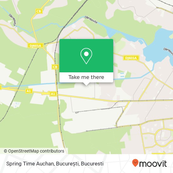 Spring Time Auchan, București map
