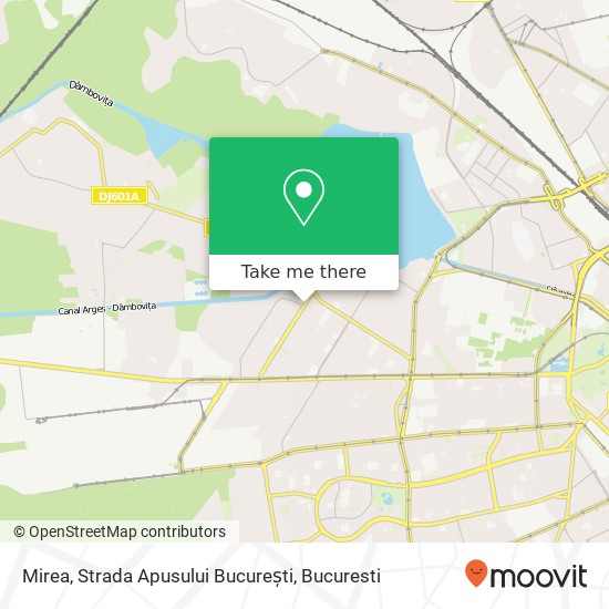 Mirea, Strada Apusului București map