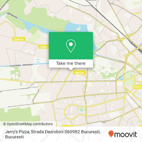 Jerry's Pizza, Strada Dezrobirii 060982 București map