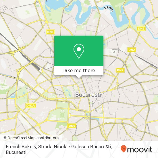 French Bakery, Strada Nicolae Golescu București map