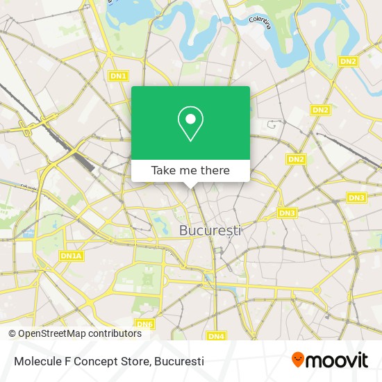 Molecule F Concept Store map