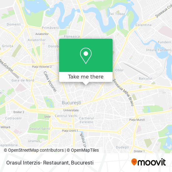 Orasul Interzis- Restaurant map