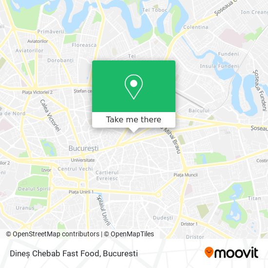 Dineș Chebab Fast Food map