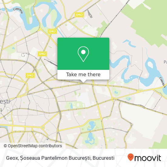 Geox, Șoseaua Pantelimon București map