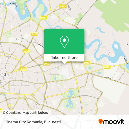 Cinema City Romania map