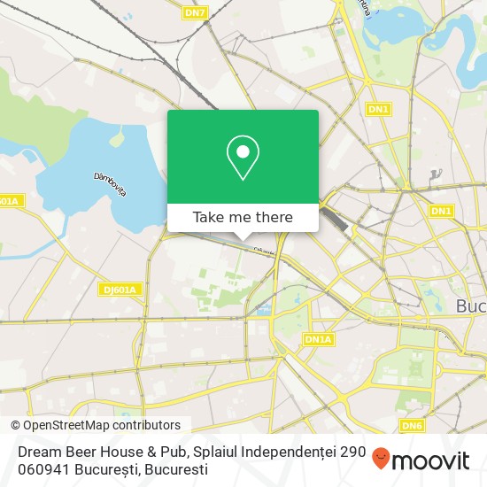 Dream Beer House & Pub, Splaiul Independenței 290 060941 București map