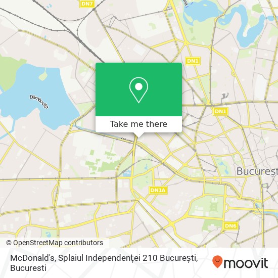 McDonald's, Splaiul Independenței 210 București map