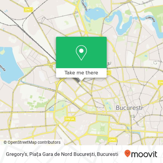 Gregory's, Piața Gara de Nord București map