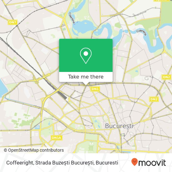 Coffeeright, Strada Buzești București map