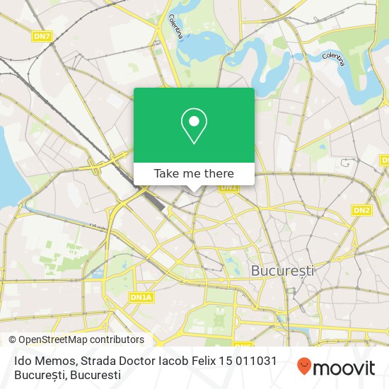 Ido Memos, Strada Doctor Iacob Felix 15 011031 București map