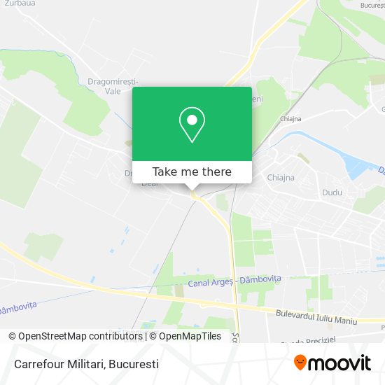 Carrefour Militari map