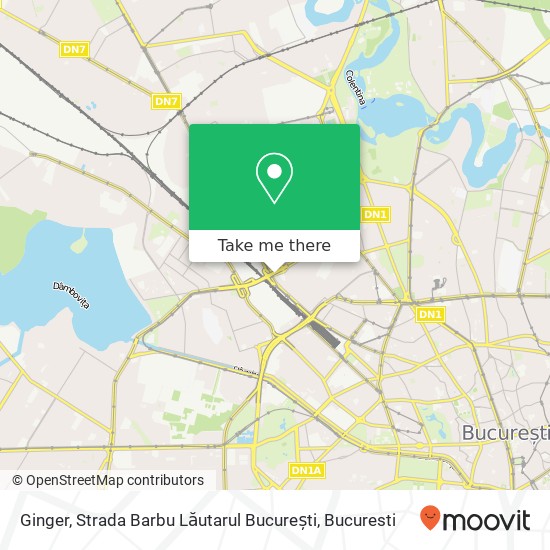 Ginger, Strada Barbu Lăutarul București map