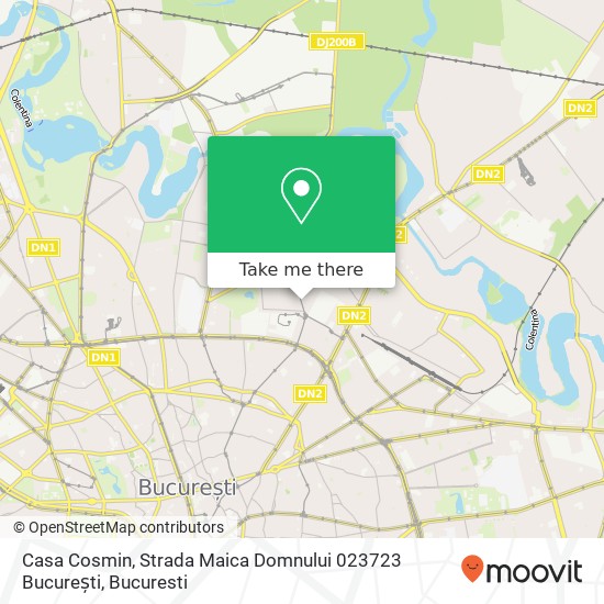 Casa Cosmin, Strada Maica Domnului 023723 București map