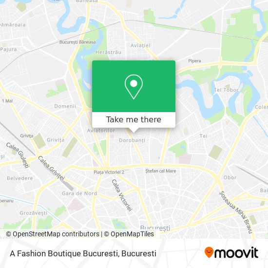A Fashion Boutique Bucuresti map