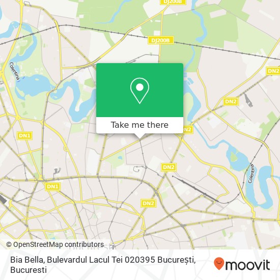 Bia Bella, Bulevardul Lacul Tei 020395 București map