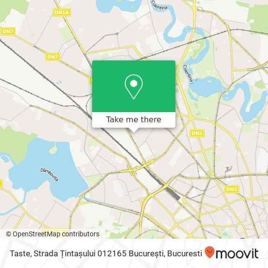 Taste, Strada Țintașului 012165 București map