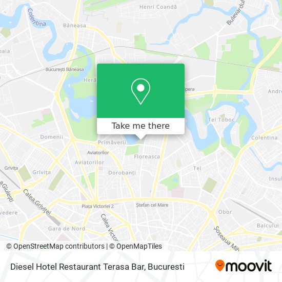 Diesel Hotel Restaurant Terasa Bar map