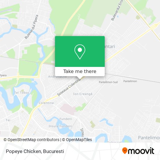 Popeye Chicken map