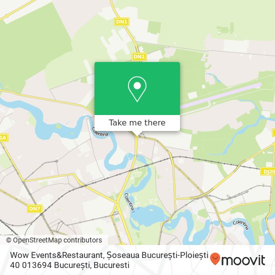 Wow Events&Restaurant, Șoseaua București-Ploiești 40 013694 București map