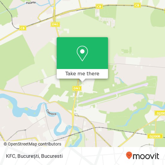 KFC, București map