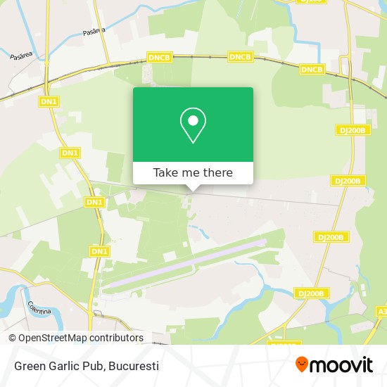 Green Garlic Pub map