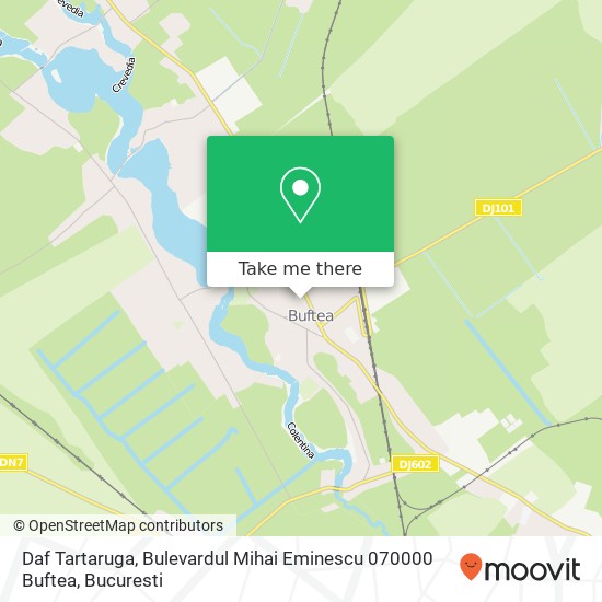 Daf Tartaruga, Bulevardul Mihai Eminescu 070000 Buftea map