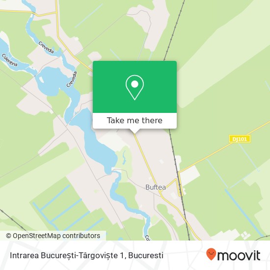 Intrarea București-Târgoviște 1 map