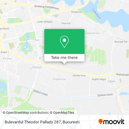 Bulevardul Theodor Pallady 287 map