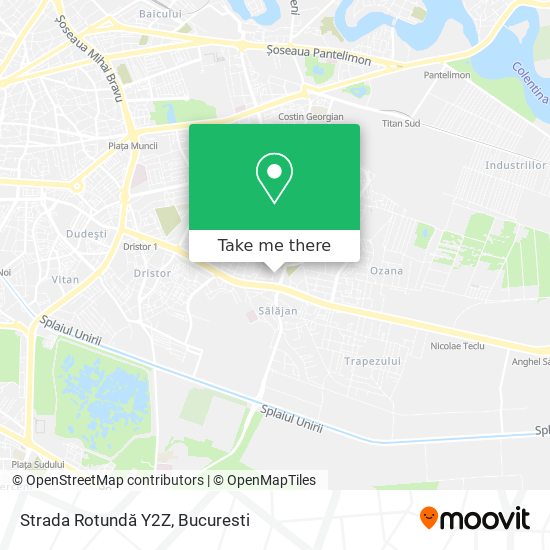 Strada Rotundă Y2Z map