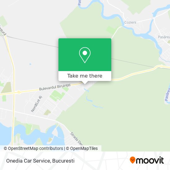 Onedia Car Service map