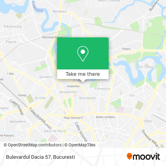 Bulevardul Dacia 57 map