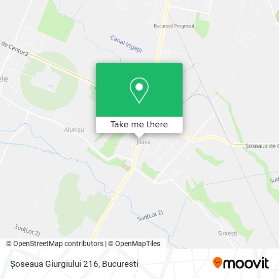 Șoseaua Giurgiului 216 map