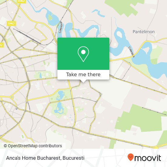 Anca's Home Bucharest map