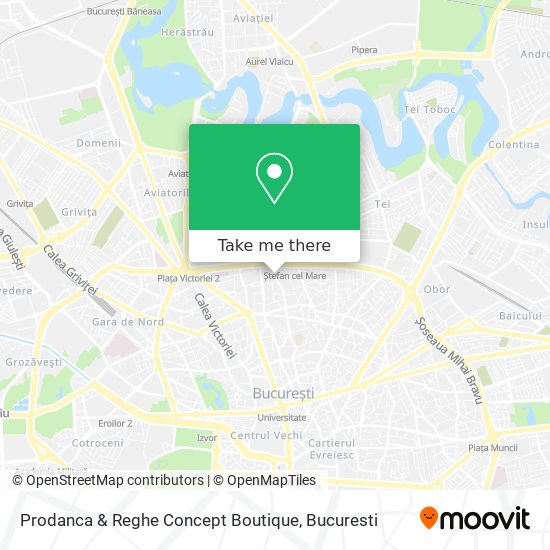 Prodanca & Reghe Concept Boutique map