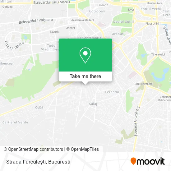 Strada Furculeşti map