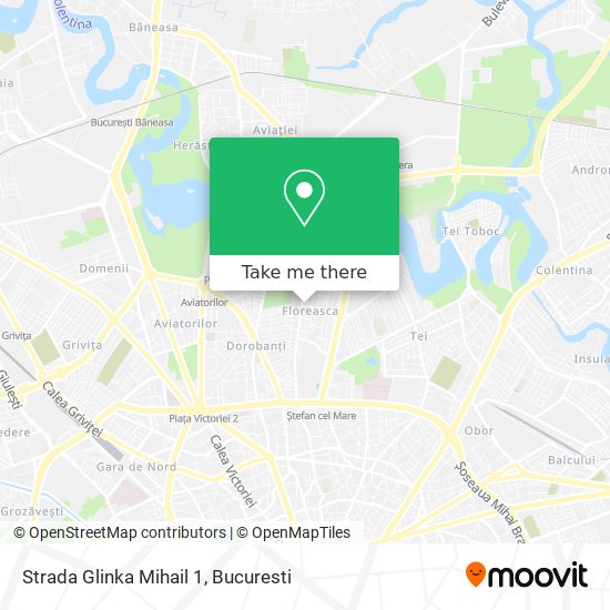 Strada Glinka Mihail 1 map