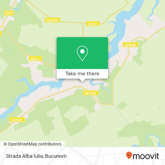 Strada Alba Iulia map