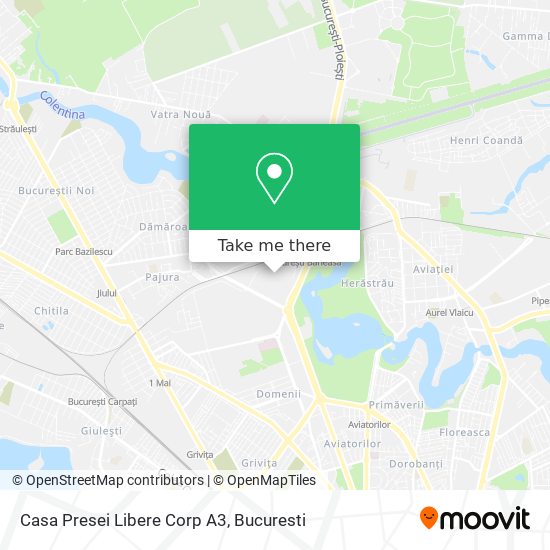 Casa Presei Libere Corp A3 map