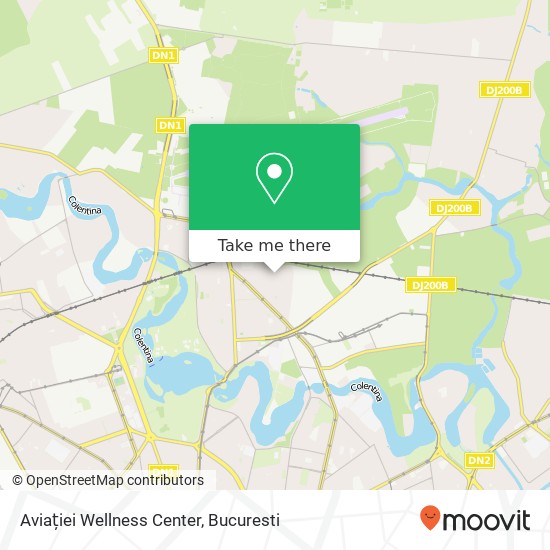 Aviației Wellness Center map