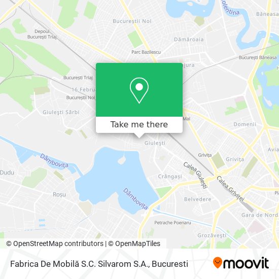 Fabrica De Mobilă S.C. Silvarom S.A. map